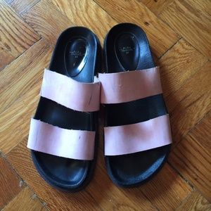 Zara strappy light pink sandals